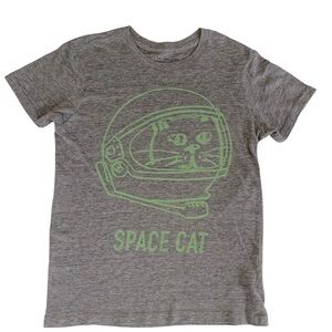 Rockets of Awesome Gray Space Cat Shirt 8